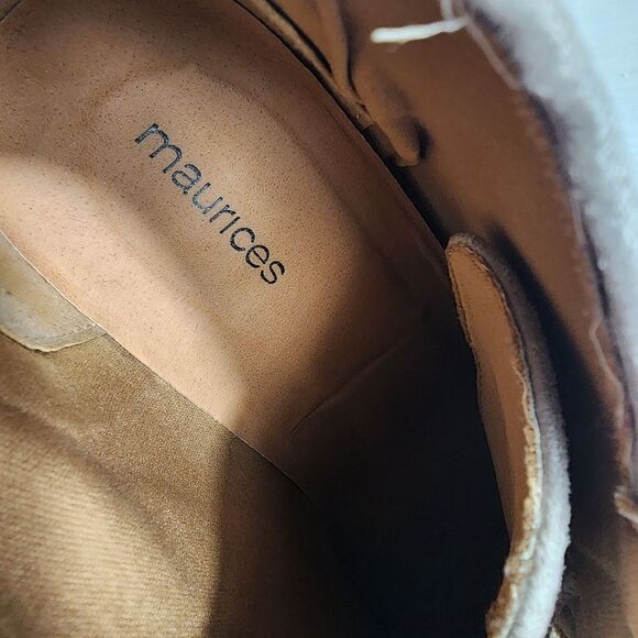 Maurice’s Gray Overlay lace  Wedge Heels - Picture 8 of 8